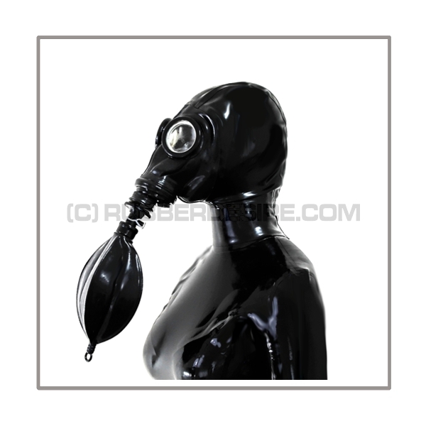 M41-GP5 gasmask-system HEAVY-LB-M with separate openface-hood and rebreathing-bag-set